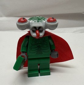 LEGO Space Police 3 Alien SQUIDMAN Minifig Green Monster Squid Man Red Cape 5980