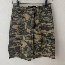 Bugle Boy Camo Long Shorts Youth Boys 14 100 Cotton