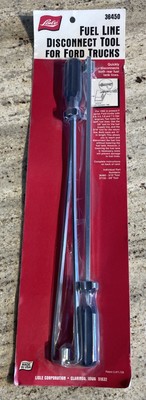Lisle 15'' Long FUEL Line Disconnect Tool Set Screwdriver Ford Truck 3/8'' 5/16''