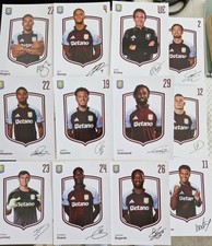 Aston villa Boubacar Kamara 25/26 pre signed autograph club card memorabilia 