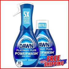 DISHWASHING LIQUID POWERWASH SPRAY Fresh Clean Dish Soap Cleaning Booster Tool