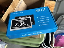SSYA Dementia Clock for Seniors, Digital Clock with Date and Day of Week, Aut...