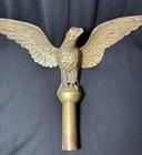 Antique Federal Variation Battlefield Eagle Flag Pole Topper Civil War 11 Inch
