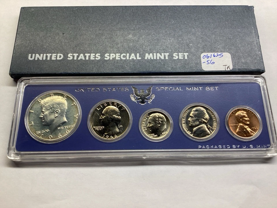 1966 5 Coin Special Mint Set with OGP from San Francisco Mint 061625 56tk - Image 2 of 4