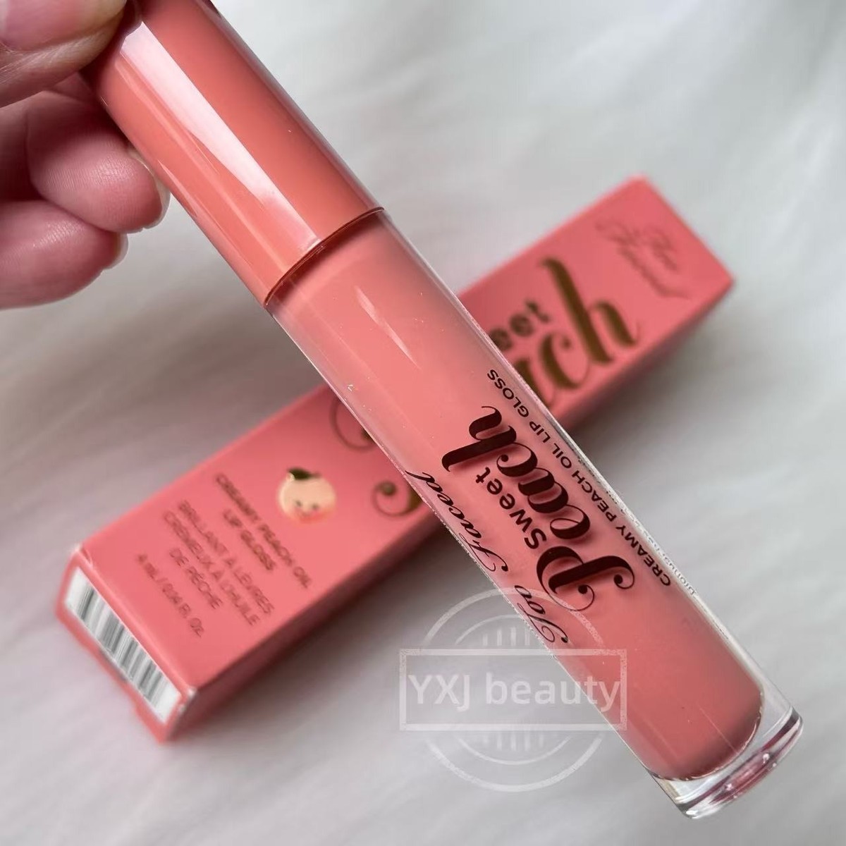peach c lip oil New Too Faced Sweet Peach Creamy Lip Oil Gloss~Peach Sicle~Full Size~Very  Rare