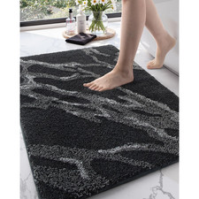 Bath Mat 17x30 Soft Plush Non Slip Absorbent Bathroom Rug for Shower Floor