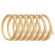 Bamboo Strips for Weaving 7/16" x 10 Ft, 7 Pack Thin Flat Wicker Rattan Cane ...