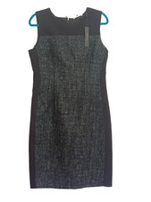 Women's Tahari NWT Size 12 Sleeveless Dress Back Zip Lined Knee Length MSRP $148