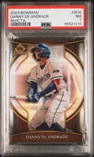 2023 BOWMAN INVICTA #BI16 DANNY DE ANDRADE PSA 7