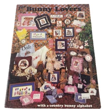 VINTAGE FOR BUNNY LOVERS CROSS STITCH PATTERN LEAFLET DALE BURDETT 1988