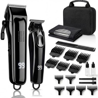 Professional Hair Clippers for Men & Zero Gapped Detail Trimmer Kit - 7000RPM...