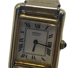 Seiko Womens Two Tone Expansion Band Tank Watch White Dial Quartz 2Y00-5479 19mm