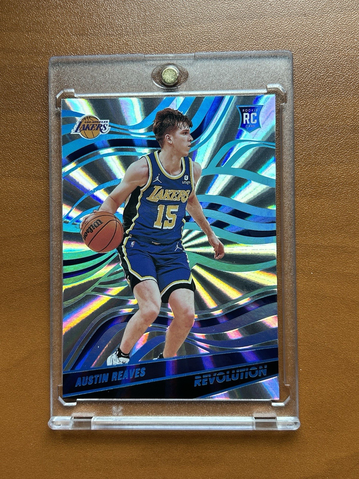 2021-22 Panini Revolution Austin Reaves Sunburst #/60 Rookie RC #132