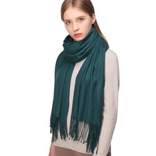 Scarfs for Women Winter Green Pashmina Shawls and Wraps for Evening Dresses W...