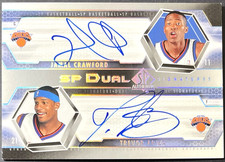 Jamal Crawford Trevor Ariza 2004-05 SP Authentic RC Dual Signatures Knicks