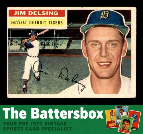 Jim Delsing #338 1956 Topps card