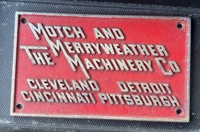 The Motch And Merryweather Machinery Co. Cleveland Detroit Cincinnati Pittsburgh