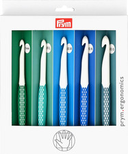 Prym Ergonomics Crochet Hook Set, Large 7Mm, L, M, N, O 