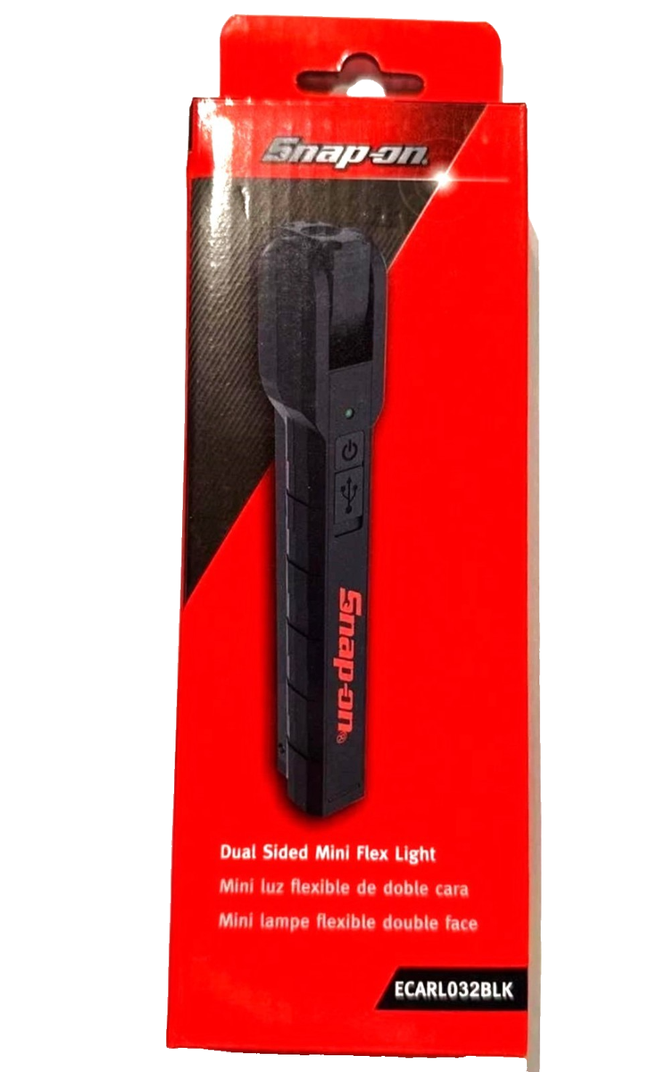 NEW Snap-on ECARL032BLK Dual-Sided MINI Flex Light BLACK 500