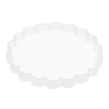 Silicone Vassoio Stampo 5.7" Rotondo Geode Resina Sottobicchiere Resina Stampo
