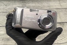 Canon PowerShot A460 Digital Camera 4x Optical Zoom Silver PARTS OR REPAIR.