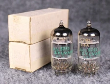 (2) NOS NIB Sylvania  5751/12AX7 Tubes ~ 1974 Military Stock ~ MATCHED PAIR!