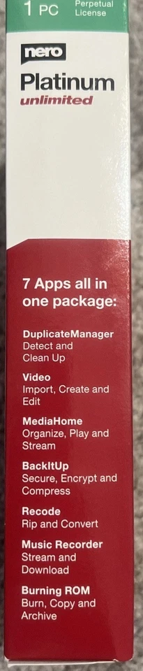 Nero Platinum Unlimited Video Editing 7 IN 1 SUITE 4K Video Multimedia NewSealed - Image 4 of 4