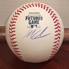Mitch Keller Autographed Rawlings Official 2018 Futures Game Baseball Pirates