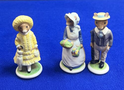 Fitz & Floyd Woodmouse Collection VIOLET, WILFRED & DAISY 1985 Korea - Picture 6 of 17