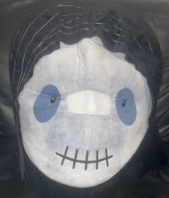 MÄDCHEN EINHEITSGRÖSSE PLÜSCH HALLOWEEN BÖSE TOTE MÄDCHEN KAPUZE/MASKE 8. WUNDER