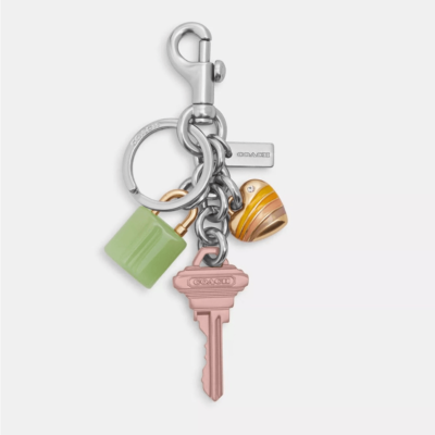 NWT Coach Key Cluster Bag Charm | eBay