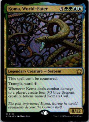 Koma, World-Eater Foundations FOIL MTG NM