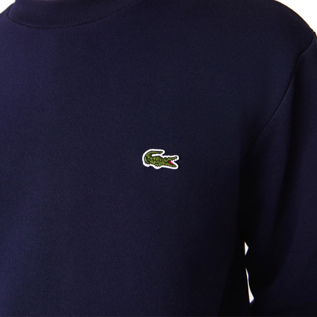 【超おすすめ】Lacoste Point Logo Sweat Shirt Lacoste Sweatshirt - Mens Lacoste Crew Neck Sweatshirt