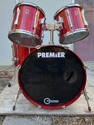 PREMIER XPK Cherry Red/ Clear Lacquer Set | eBay