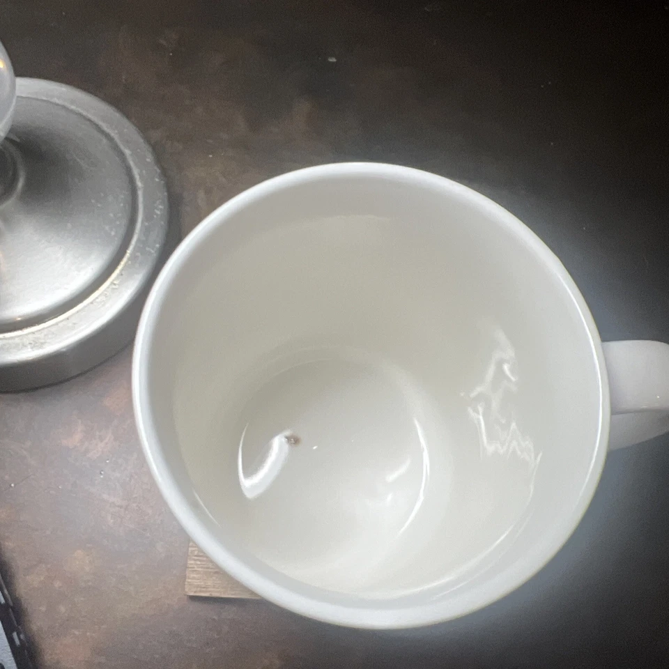 Taza de café San Diego Padres blanca y púrpura marca Dowan  Foto 3 de 4