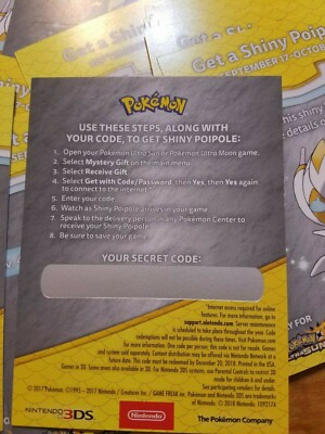 POKEMON Shiny Poipole Ultra Sun & Moon ONLY 36 Cards Code GameStop EXPIRED LOT | eBay POKEMON Shiny Poipole Ultra Sun & Moon ONLY 36 Cards Code GameStop EXPIRED LOT | eBay