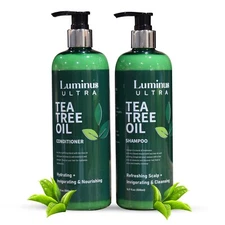 100% Tree Tree Shampoo and Conditioner Set Prevents Dandruff & Itch 16.9x2 fl.oz