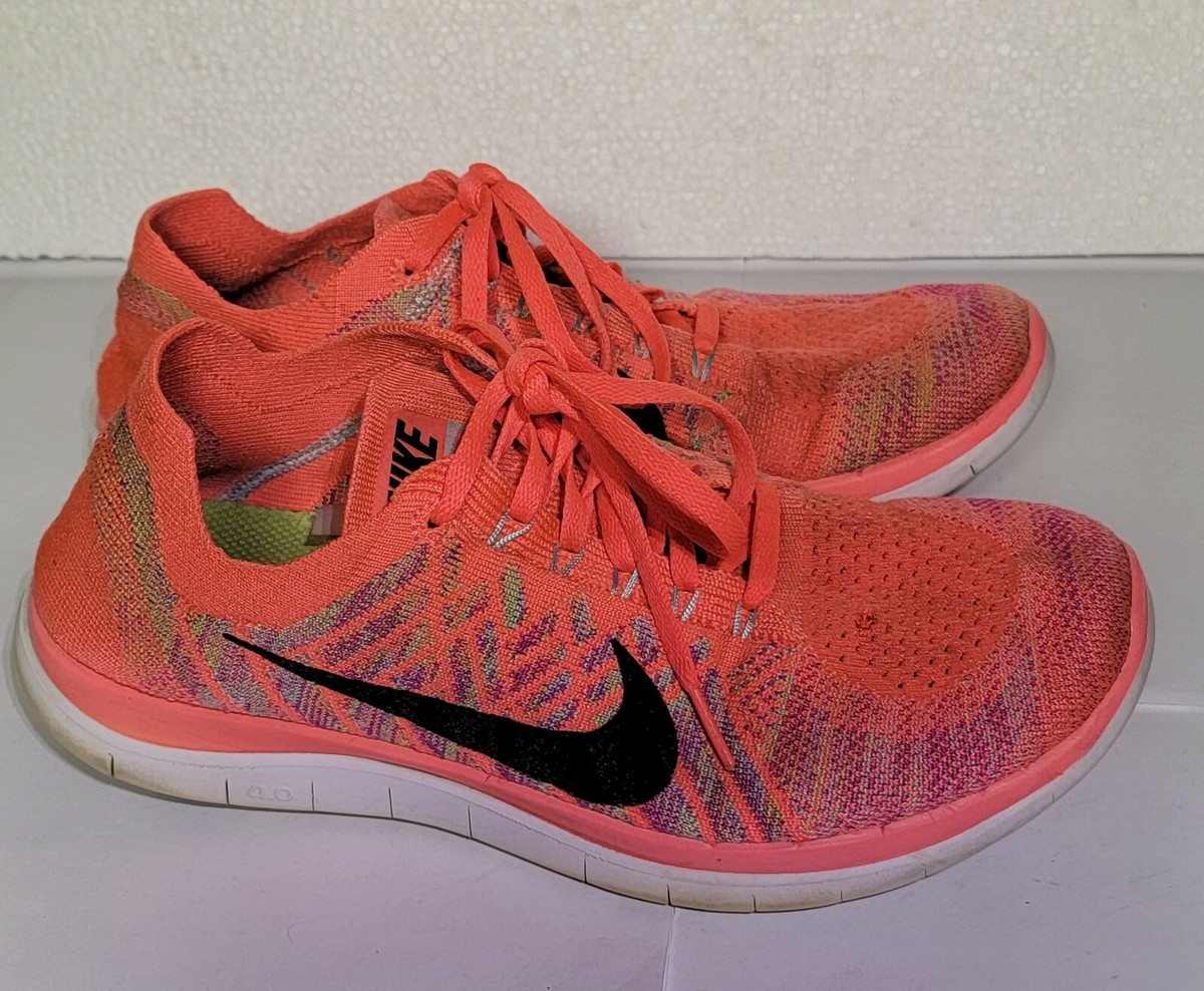 オレンジEU37/24cm Size 9.5 - Nike Free 4.0 Flyknit Orange W for sale online | eBay
