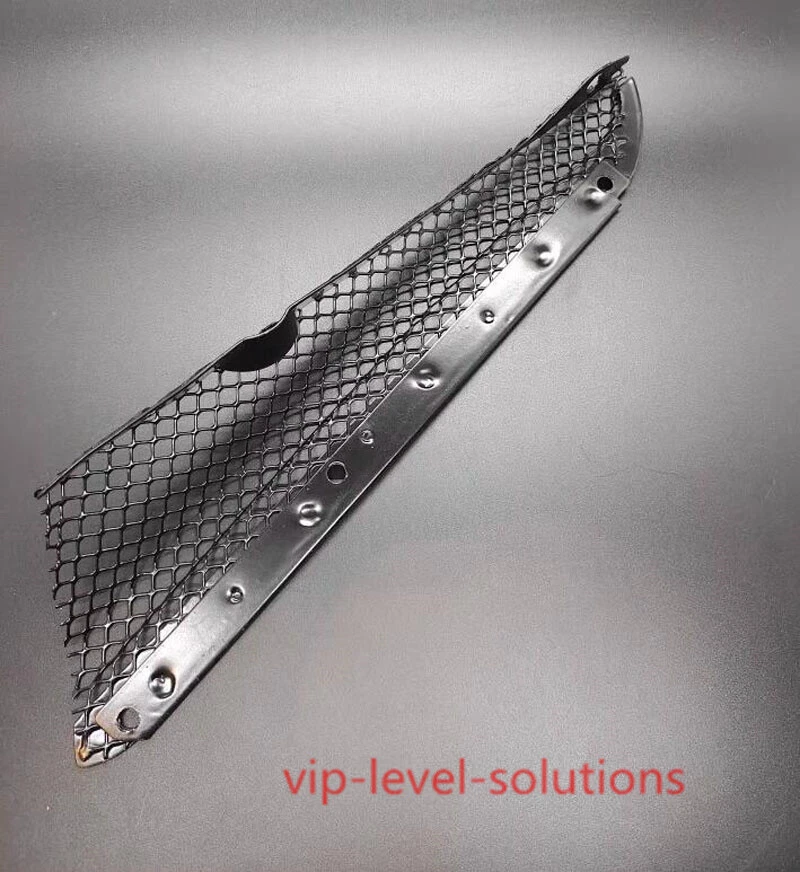 Red de ventilación de faros laterales izquierdos de metal negro para Ferrari 458 2010-2015 1X Foto 2 de 4