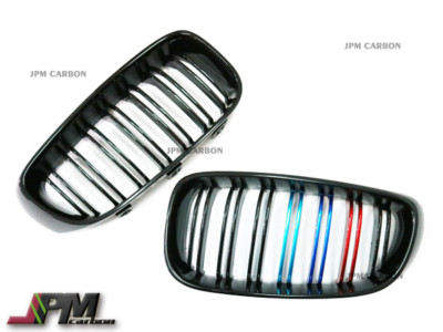 M Gloss Black w/ M Tri Metal Color Grille For 14-16 BMW F34 3-GT Gran Turismo