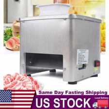 Meat Cutter Machine Commercial Electric Meat Slicing 350lb/h Stainless Steel