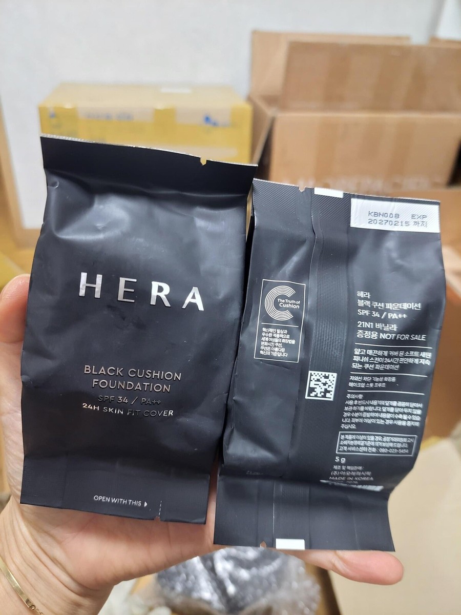 HERA BLACK CUSHION 2個セット Amazon.com : [Hera] Black Cushion 15g+15g(Refill) #23 Beige