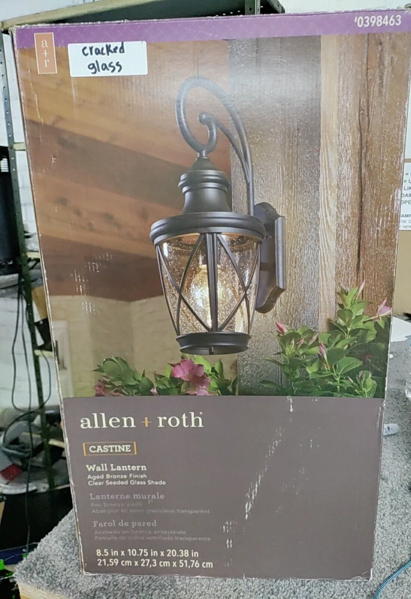 Allen and roth castine wall lantern online
