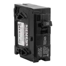Siemens Q120 20 Amp Single Pole Circuit Breaker