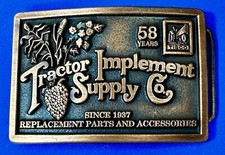 TISCO 58 Years Tractor Implement Supply Co. Since 1937 Belt Buckle by Spec-Cast
