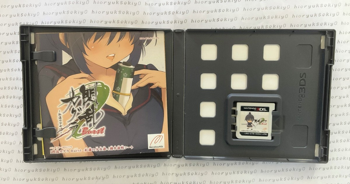 ゆららん 任天堂3ds カセット Senran Kagura Burst Nintendo 3DS Japanese version case