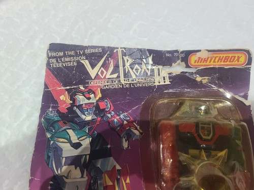 Voltron 3 III Mini Lion Figure Sealed Matchbox Irwin Vintage 1984 - Picture 3 of 6