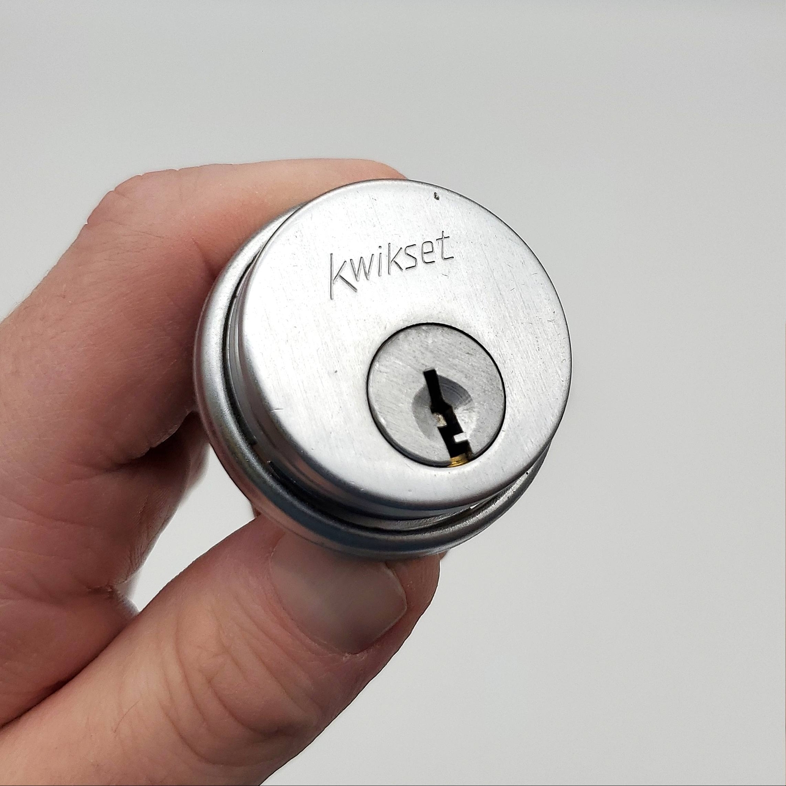 Kwikset Mortise Lock Cylinder No 362 Satin Chrome 13/8" Length 2 Keys NOS eBay