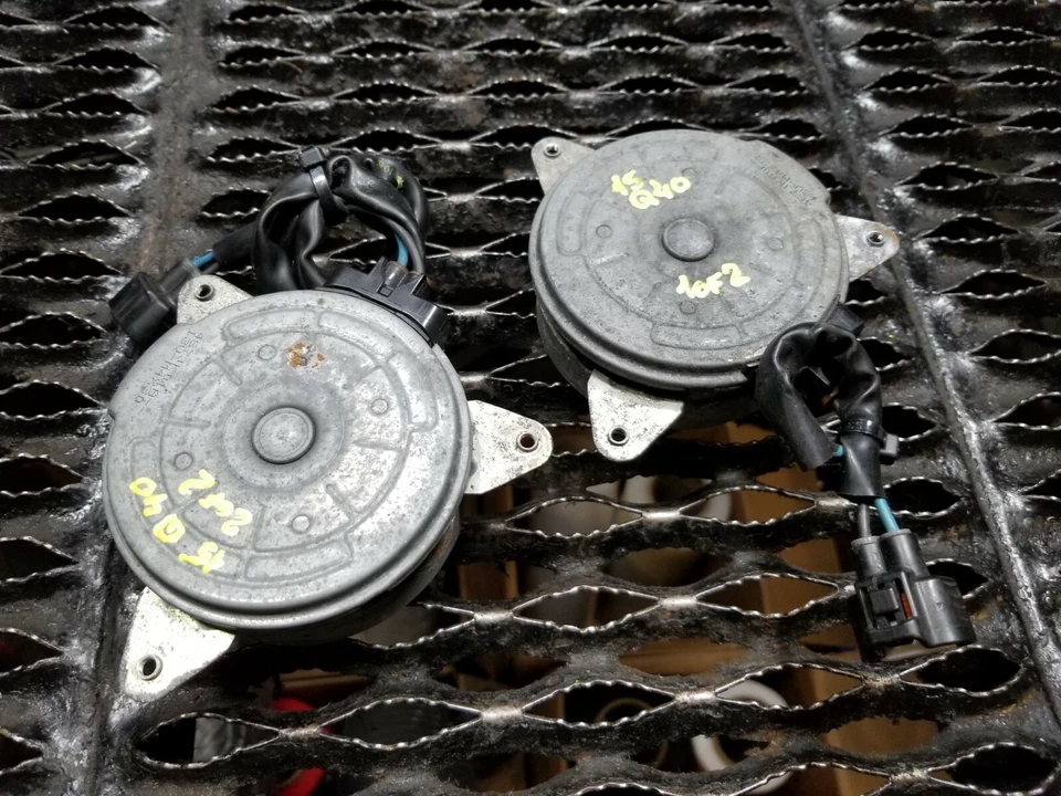 14 15 INFINITI Q40 RADIATOR COOLING FAN MOTOR 2pcs OEM - Image 3 of 4