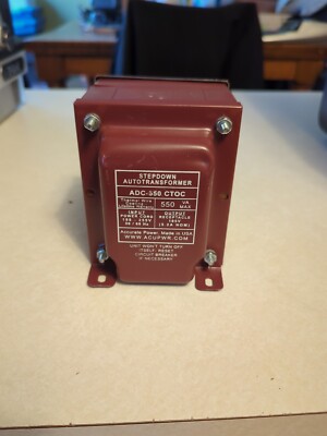 Accurate Power ADC-550 Stepdown Auto Transformer 188-255v To 105v 220v To 110v